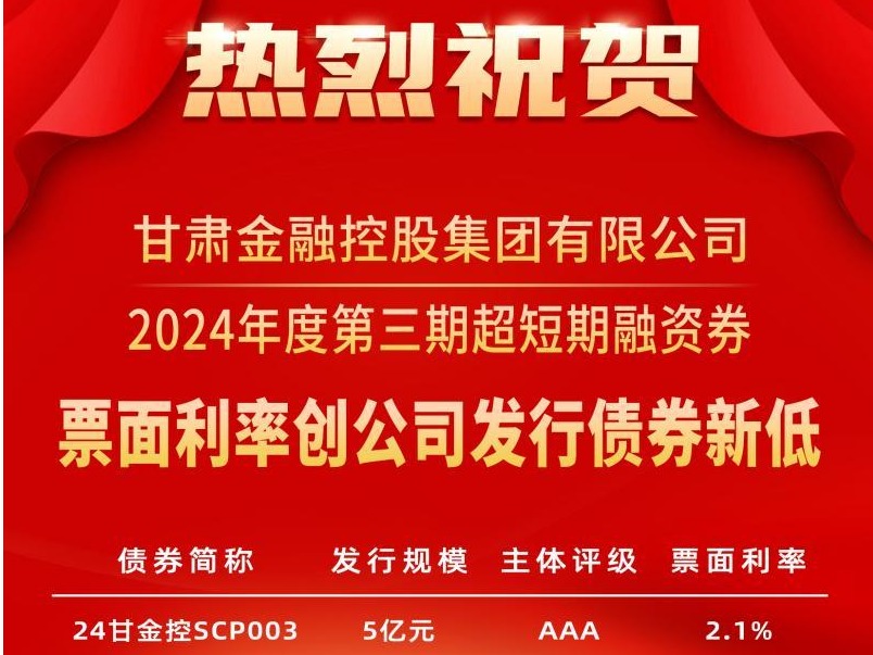 九游平台_九游（中国）一站式服务平台
成功发行2024年度第三期超短期融资券